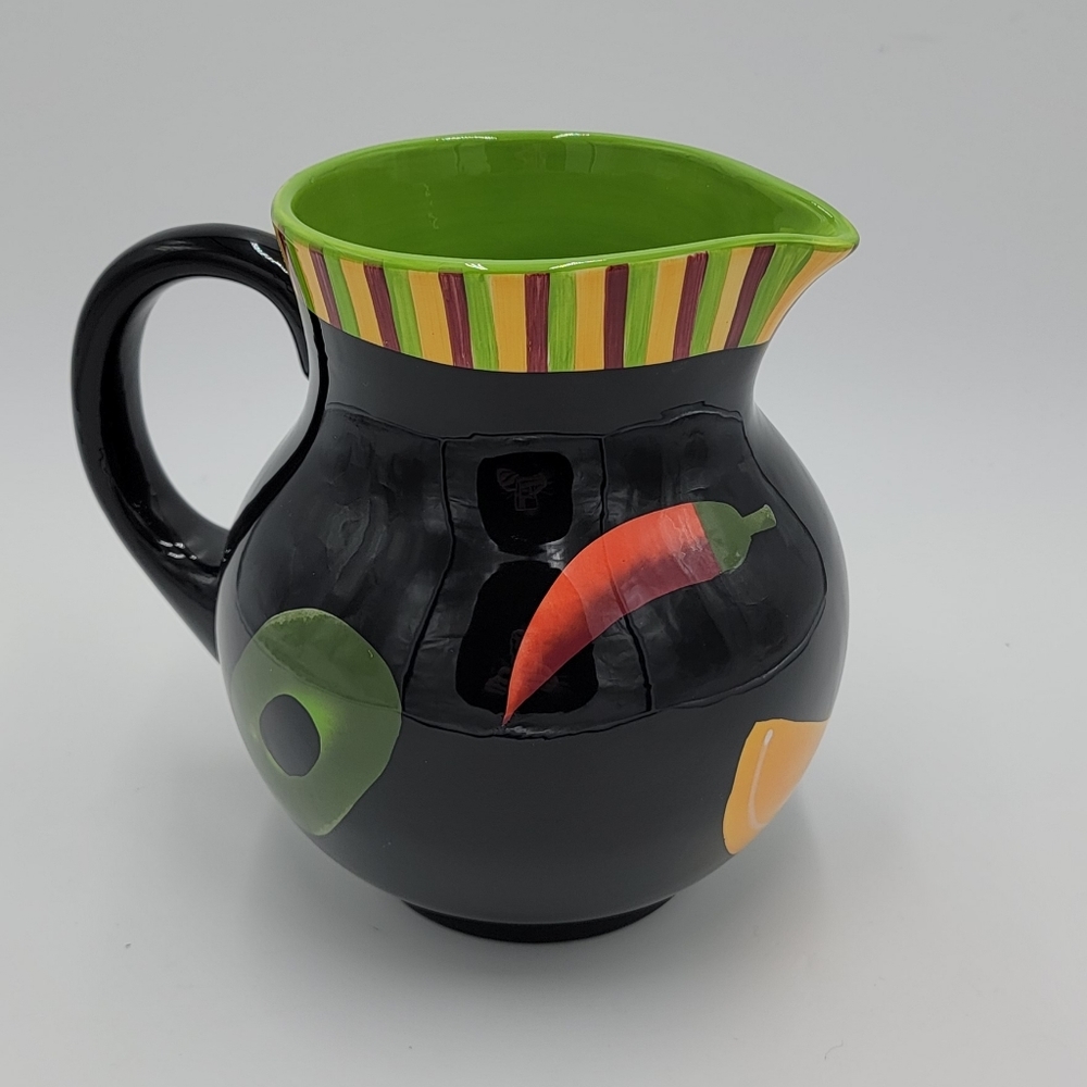 Crate & Barrel Pimiento Pitcher